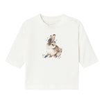 NAME IT shirt tinta unita girocollo con stampa Bianco per Neonata 13233403 BIANCO NAME IT 
