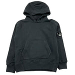 C.P. COMPANY felpa chiusa con cappuccio tinta unita Nero per Bambino 15CKSS018A NERO C.P. COMPANY 