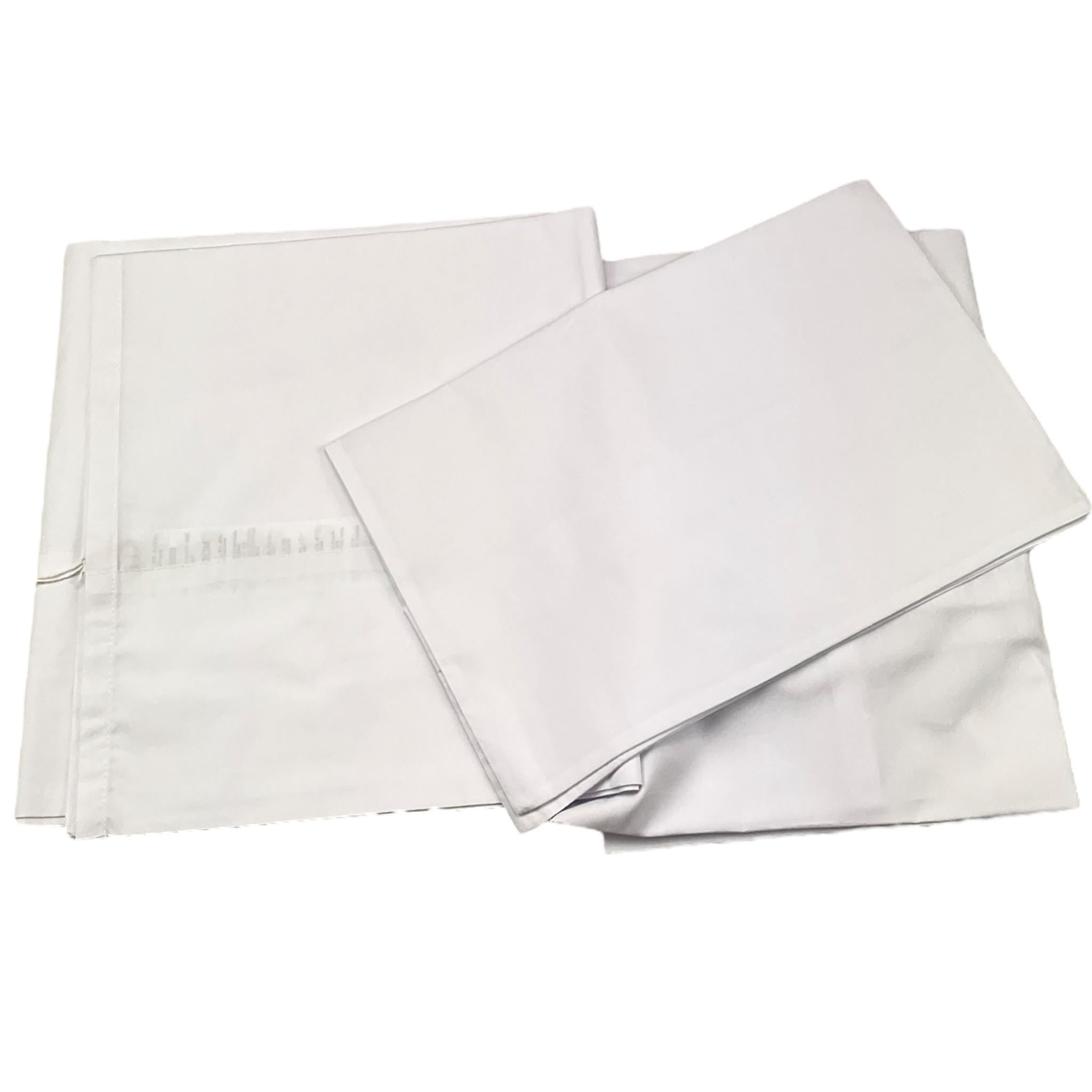 LE BEBE' set 3 pezzi lenzuola tinta unita cn ricami Bianco per Neonata LBG5959 BIANCO LE BEBE' 