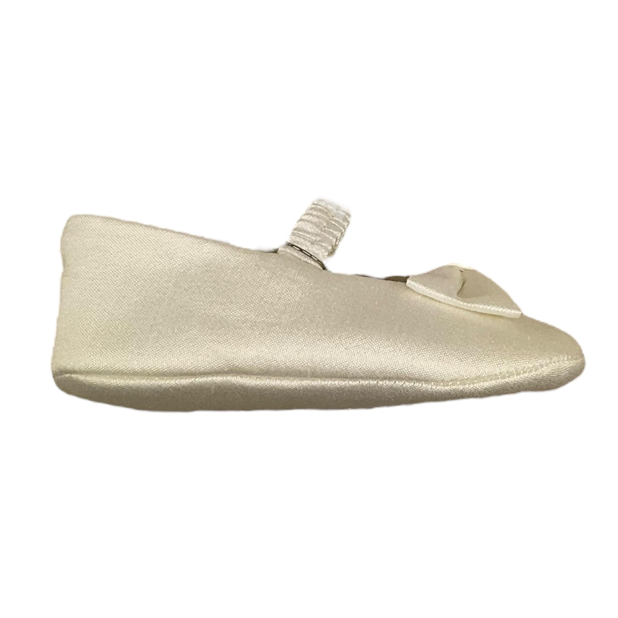 PETIT ballerina tinta unita con fiocco Panna per Neonata S0114505 PANNA PETIT 