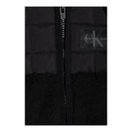 CALVIN KLEIN giubbino tinta unita teddy con cappuccio Nero per Neonato IN0IN00201 NERO CALVIN KLEIN 