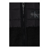 CALVIN KLEIN giubbino tinta unita teddy con cappuccio Nero per Neonato IN0IN00201 NERO CALVIN KLEIN 