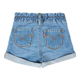 Levi'S Short In Denim Tinta Unita con Elastico In Vita per Neonata 1EM255 BLU LEVI'S 