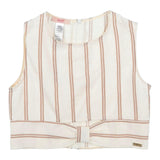 Liu Jo Beige Striped Pattern Top For Girls