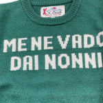 SAINT BARTH maglia girocollo tinta unita con stampa Verde per Bambino DOU0001 VERDE SAINT BARTH 
