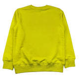 JOHN RICHMOND felpa chiusa girocollo tinta unita con stampa Verde acido per Bambino RBA25185FE VERDE ACIDO JOHN RICHMOND 