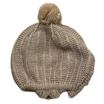 CONDOR cappello tinta unita con pon pon Fango per Neonata 022108 FANGO CONDOR 