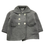 COLIBRI giacca in maglia tinta unita doppiopetto Grigio per Neonato 9MGIAC GRIGIO COLIBRI 