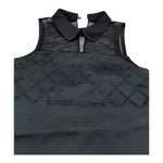 Elisabetta Franchi Abito Giromanica Tinta Unita con Brillantini per Bambina EFAB618 NERO ELISABETTA FRANCHI 