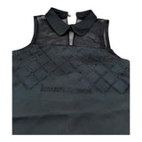 Elisabetta Franchi Abito Giromanica Tinta Unita con Brillantini per Bambina EFAB618 NERO ELISABETTA FRANCHI 