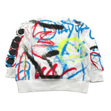 Diadora Felpa Chiusa Girocollo tinta unita con Stampe Bianco per Neonato S4DIBBSW068N BIANCO DIADORA 