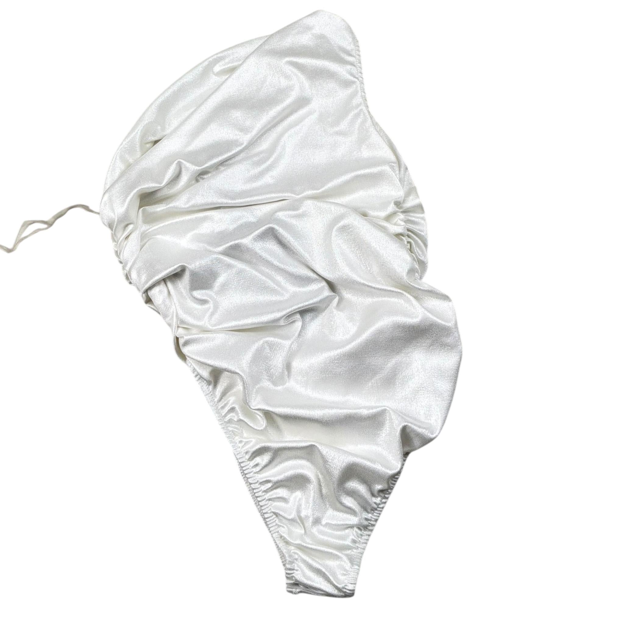 Fun & Fun Body Tinta Unita Monospalla per Bambina FNCJBD16379 BIANCO FUN & FUN 