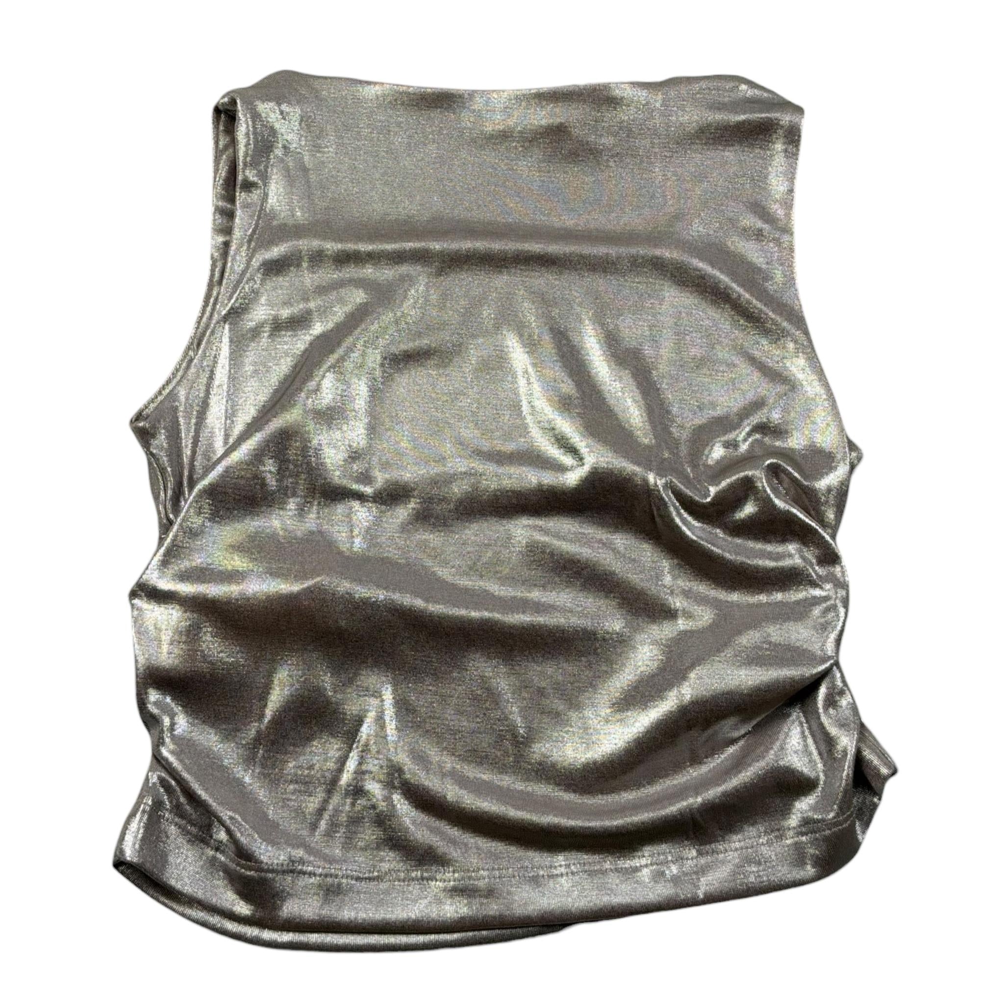 Lu Lu By Miss Grant Canotta Tinta Unita con Arriccio Laterale per Bambina LL3454 BRONZO LU LU BY MISS GRANT 