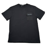 Disclaimer T-Shirt Girocollo Tinta Unita con Taschino per Bambino 25EDK58460 NERO DISCLAIMER 