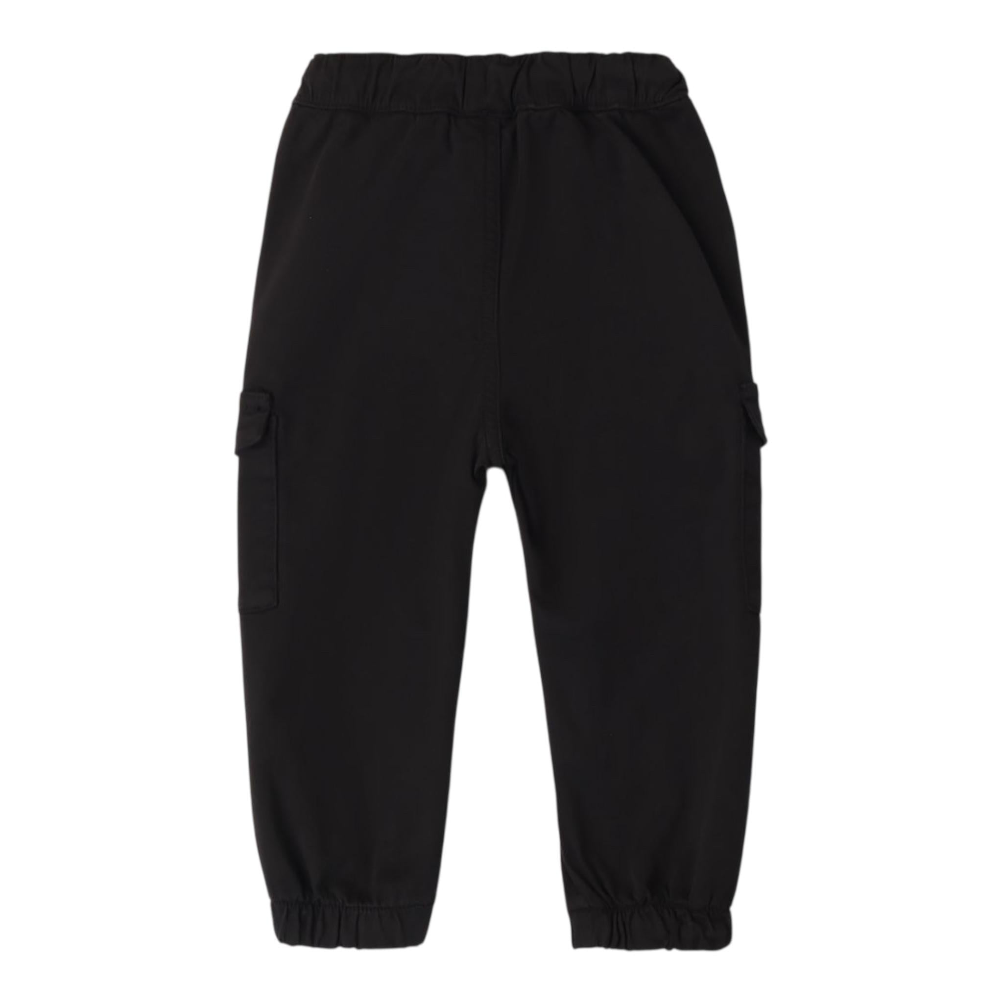 SARABANDA pantalone tinta unita con elastico in vita Nero per Bambino 0A044 NERO SARABANDA 