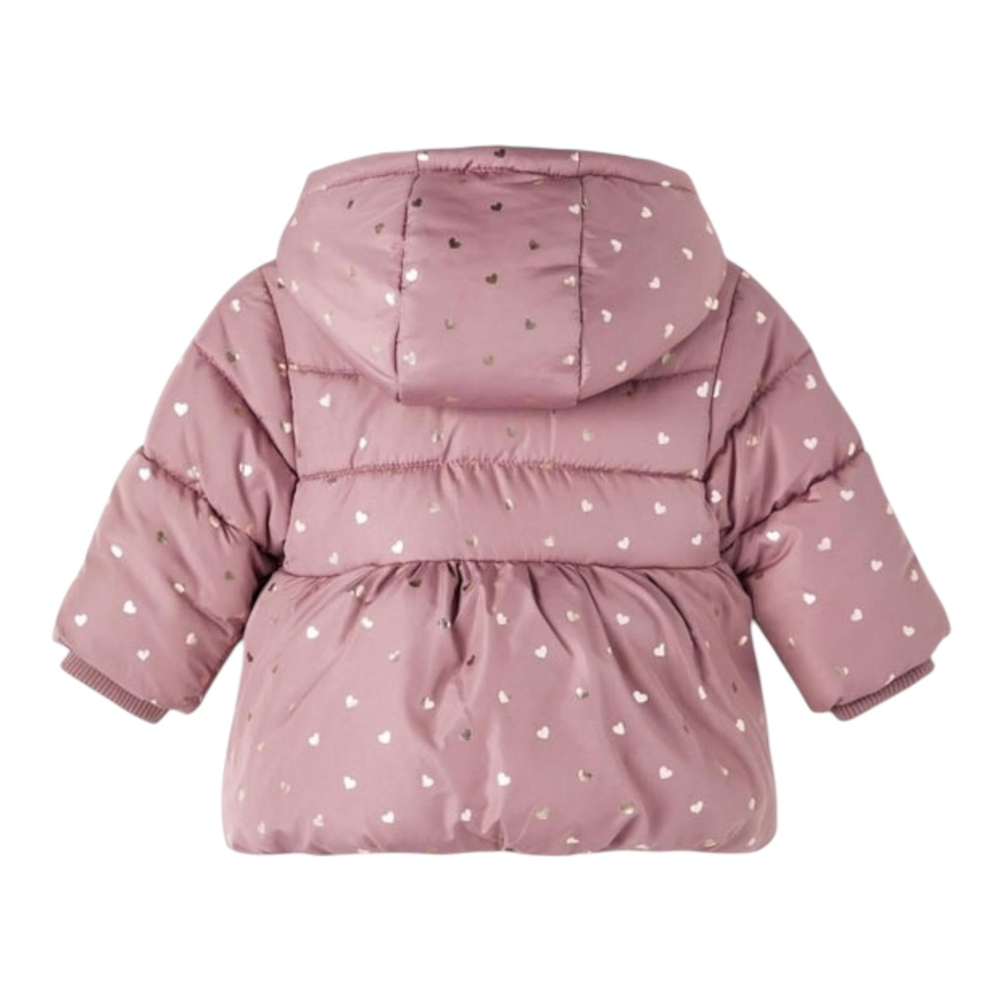 NAME IT giubbino tinta unita con cappuccio e stampa Rosa per Neonata 13218441 ROSA NAME IT 