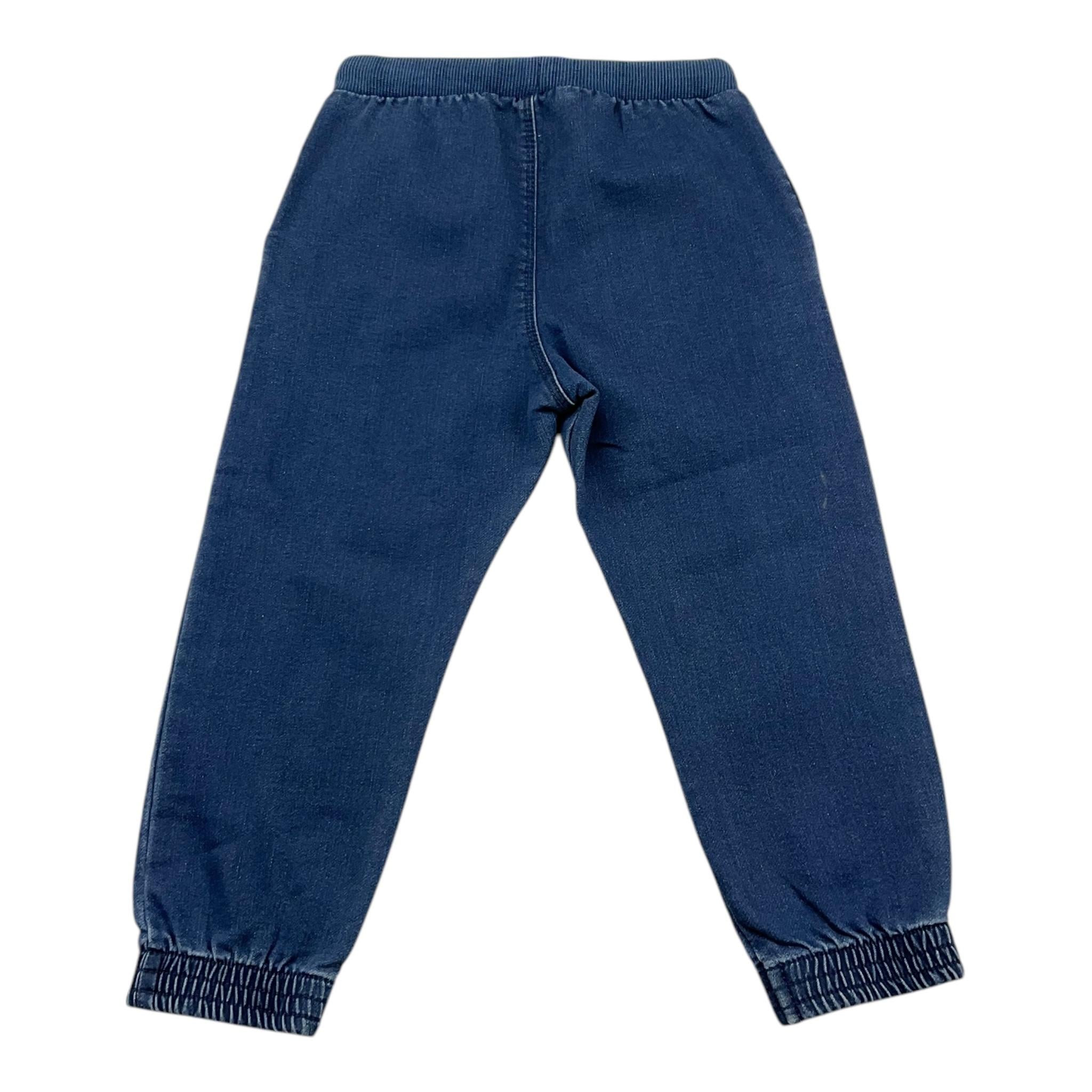 BOBOLI jeans tinta unita con elastico in vita Blu per Neonato 119180 BLU BOBOLI 