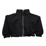 DIXIE felpa con zip tinta unita Nero per Bambina LG03040G34 NERO DIXIE 