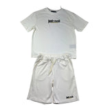 Just Cavalli Completo 2 Pezzi T-Shirt-Bermuda Tinta Unita per Bambino JBP26023CJ PANNA JUST CAVALLI 