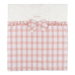 NANAN coperta bicolore con stampa scozzese Bianco/rosa per Neonata I24497R BIANCO/ROSA NANAN 