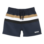 Boss Costume Tinta Unita con Logo per Bambino J51975 BLU BOSS 