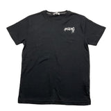 Yours T-Shirt Crew Neck Solid Color With Contrast Print Black For Boys