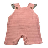 Valentina Bebes Solid Color Pink Baby Girl Sleeveless Romper