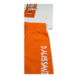 Daniele Alessandrini Completo 2 Pezzi T-Shirt-Bermuda Bicolore per Bambino 1236K00355 BIANCO/ARANCIONE DANIELE ALESSANDRINI 