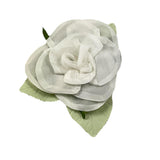 Little Ludo White Rose Brooch For Baby Girl