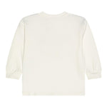 MOSCHINO abito felpa girocollo tinta unita con stampa Panna per Bambina MDV0BN PANNA MOSCHINO 