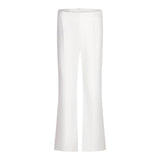 Fun & Fun Pantalone Tinta Unita Modello Zampa per Bambina FNJOT17060 BIANCO FUN & FUN 