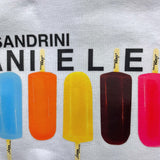 Daniele Alessandrini Solid Color Crew Neck T-Shirt With Print White For Newborn