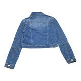 Fun &amp; Fun Denim Jacket Plain Blue Pockets For Girls