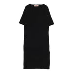 LIU JO abito mezza manica tinta unita con scaldacuore Nero per Bambina GF4196 NERO LIU JO 