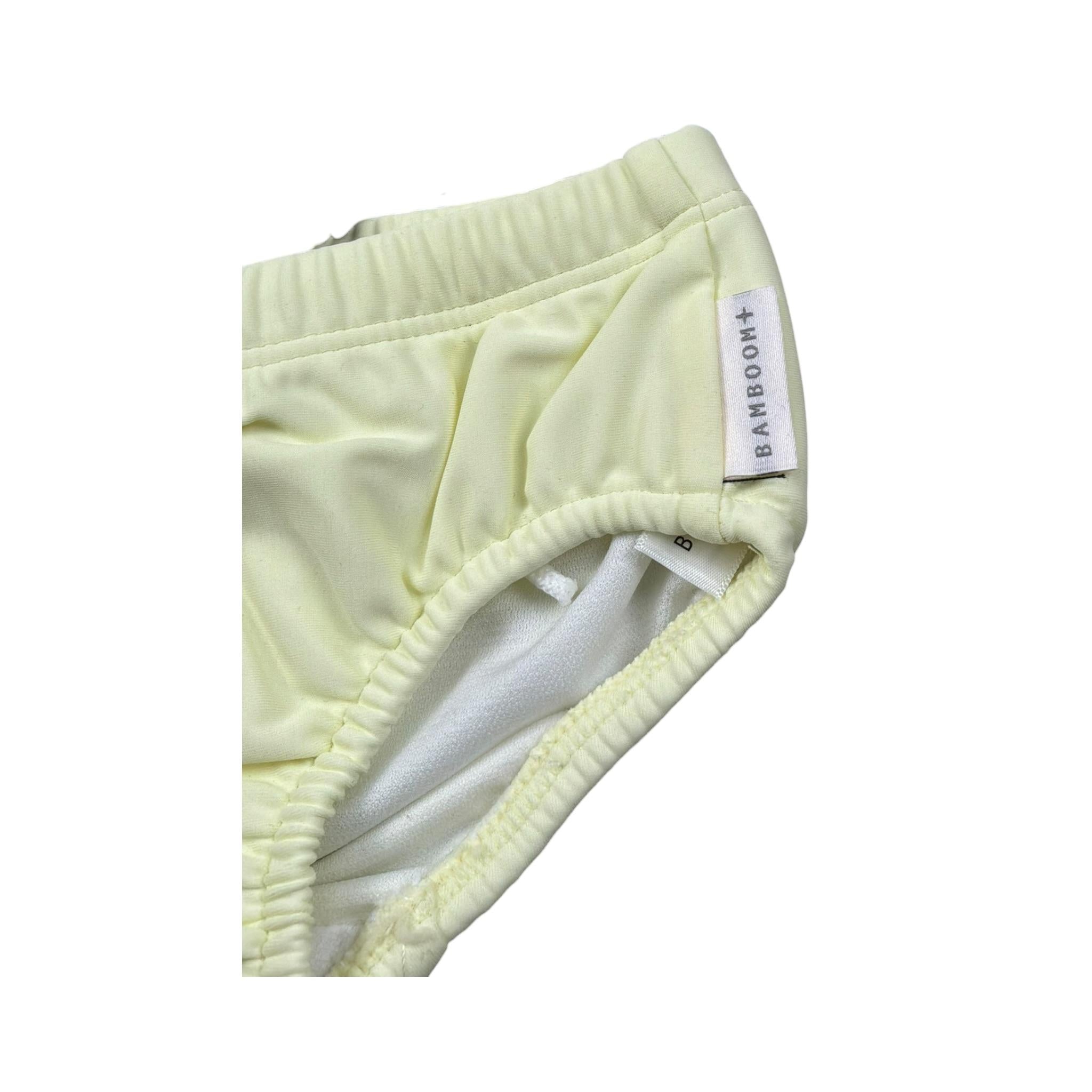 Bamboom+Babies Costume Mutandina Tinta Unita con Stampe per Neonato 720 GIALLO BAMBOOM+BABIES 