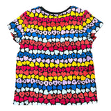 Sonia Rykiel T-Shirt Solid Color Round Neck With Multicolor Pattern Black For Girls