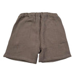 Petit Indi Bermuda Tinta Unita con Elastico In Vita per Neonato SS25BK7528XN FANGO PETIT INDI 