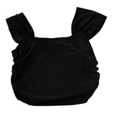 Lu Lu By Miss Grant Top tinta unita A Bretelle Nero per Bambina LL3489 NERO LU LU BY MISS GRANT 