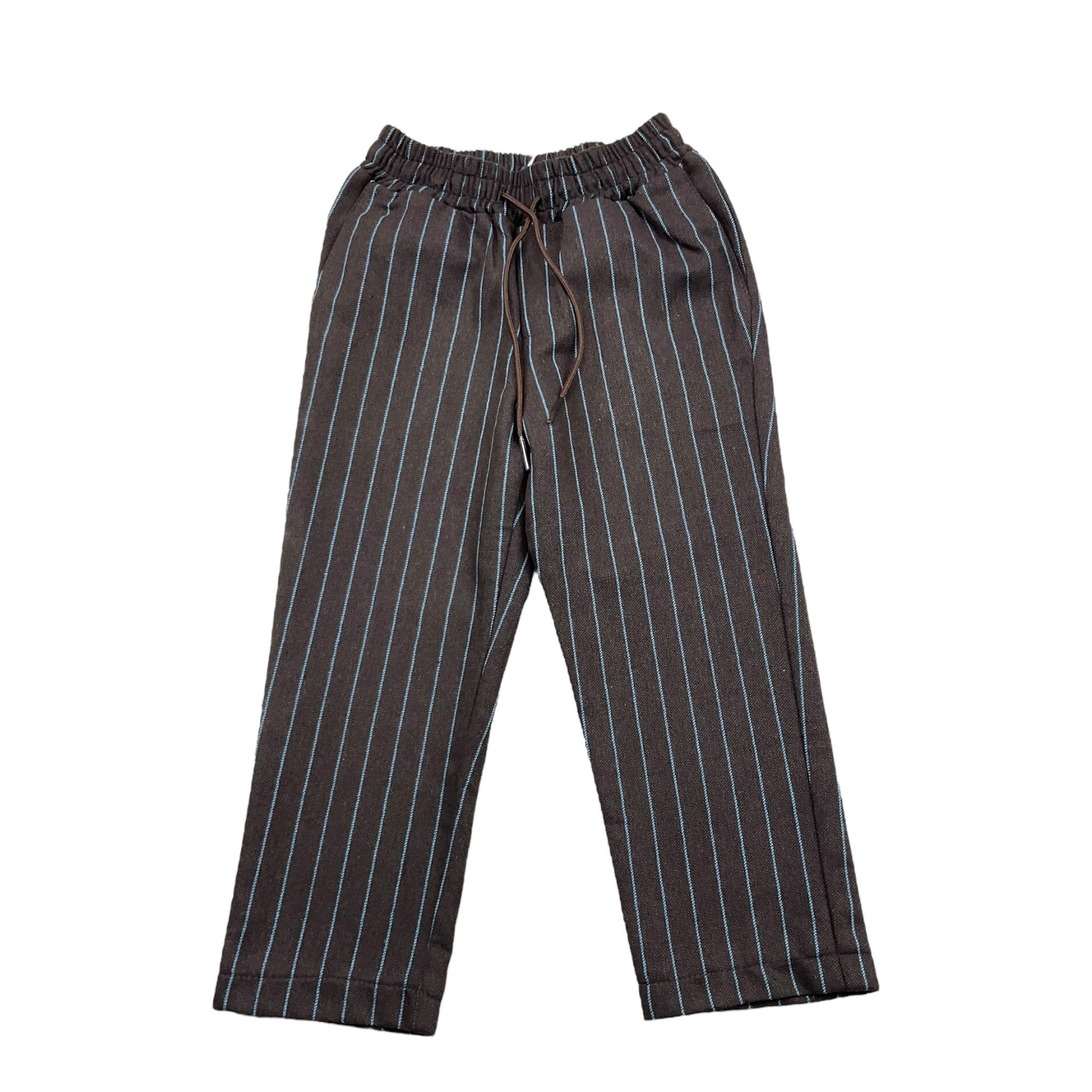 AMBARABA' pantalone tinta unita con elastico in vita Marrone per Bambino FM38175J MARRONE AMBARABA' 