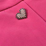 Fun & Fun Short Tinta Unita con Girovita Regolabile per Bambina FNCBSO16403 ROSA FUN & FUN 