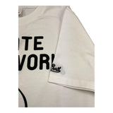 Saint Barth T-Shirt Girocollo Tinta Unita con Stampa Puffo per Bambino SMURF BIANCO SAINT BARTH 