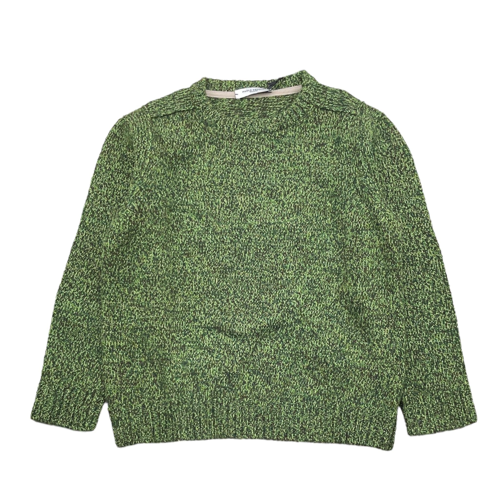 PAOLO PECORA maglia girocollo tinta unita Verde per Bambino PP3755 VERDE PAOLO PECORA 