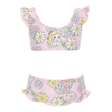 Monnalisa Costume 2 Pezzi Fascia-Slip Tinta Unita con Stampa per Neonata 39E047 ROSA MONNALISA 