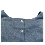 Nunzia Corinna Top Tinta Uita Giromanica Azzurro per Bambina NJ4216210 AZZURRO NUNZIA CORINNA 