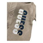 GUESS cardigan tinta unita con cappuccio e logo Beige per Neonato I4YR00Z2NN0 BEIGE GUESS 