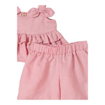 Twinset Completo 2 Pezzi Top-Short Tinta Unita per Neonata 251GJ2404 ROSA TWINSET 