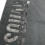 DSQUARED2 pantalone tinta unita con paillettes Nero per Bambina DQ04BF NERO DSQUARED2 