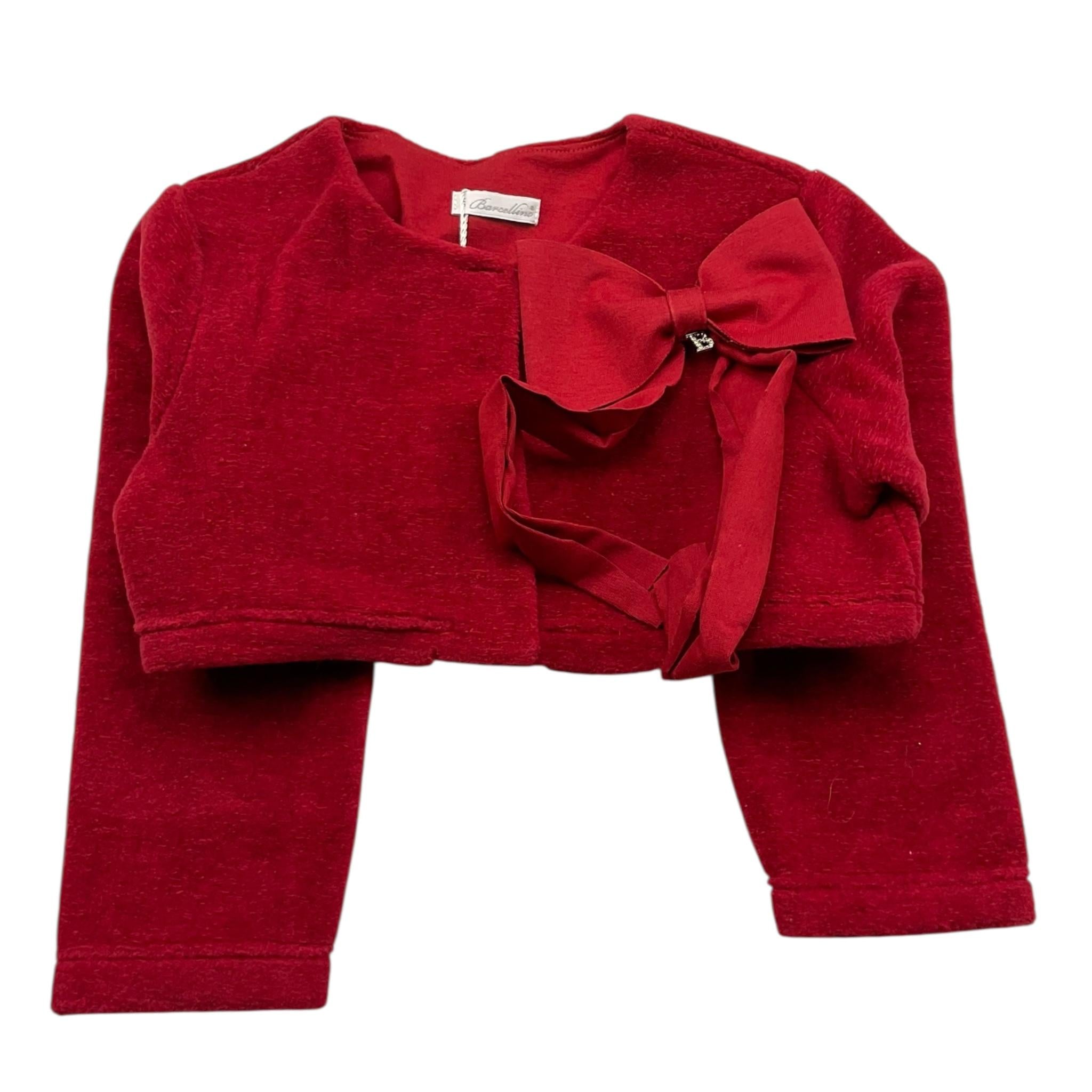 BARCELLINO coprispalle tinta unita con spilla Rosso per Bambina 1157133 ROSSO BARCELLINO 