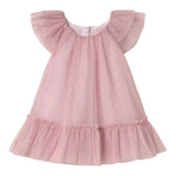 Mayoral Abito Giromanica Tinta Unita con Tulle per Neonata 1850XX ROSA MAYORAL 