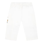 Moschino Pantalone Tinta Unita con Elastico In Vita per Neonato MUP05CN BIANCO MOSCHINO 
